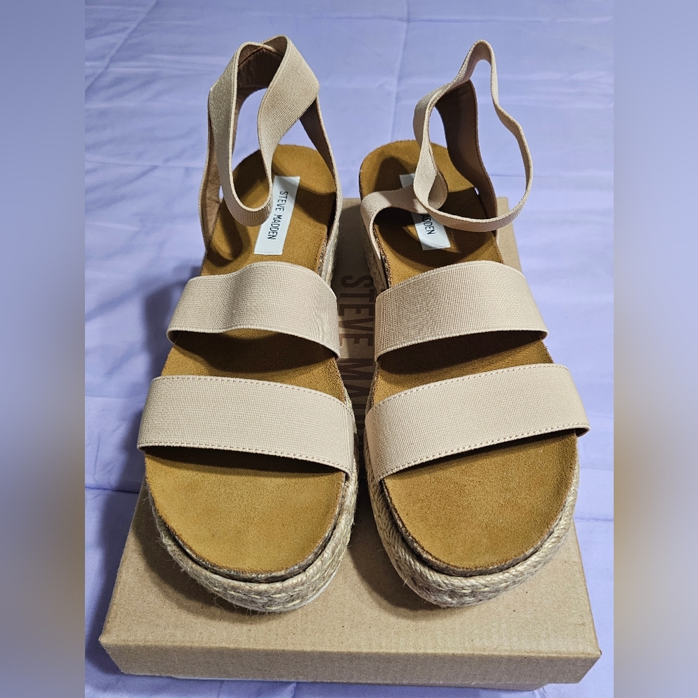 Steve Madden Tan Espadrilles Casual Style